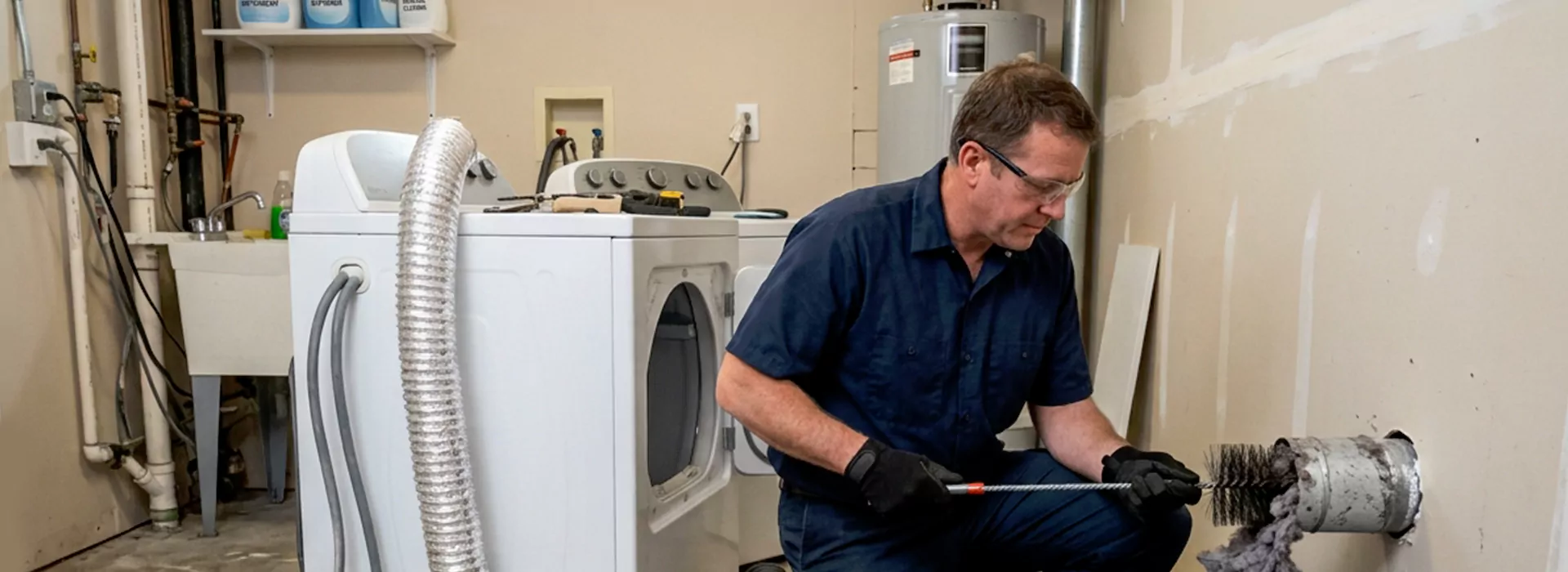 Clogged Dryer Vent Repair in Clifton, New Jersey