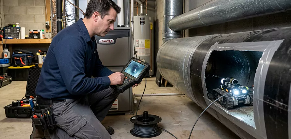 Robotic Duct Inspection in Clifton, NJ