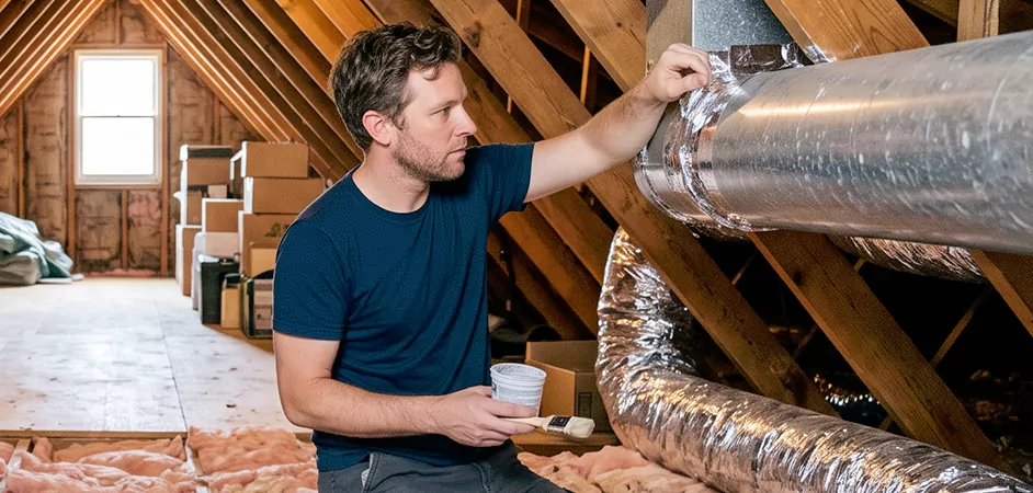 Duct Board Leak Repair in Clifton