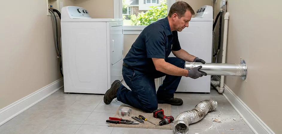 Dryer Vent Replacement in Clifton