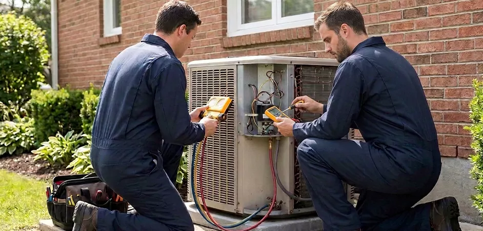 Heat Pump Inspection in Clifton