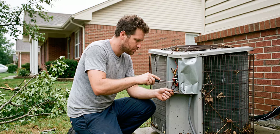 Storm Damage HVAC Restoration in Clifton