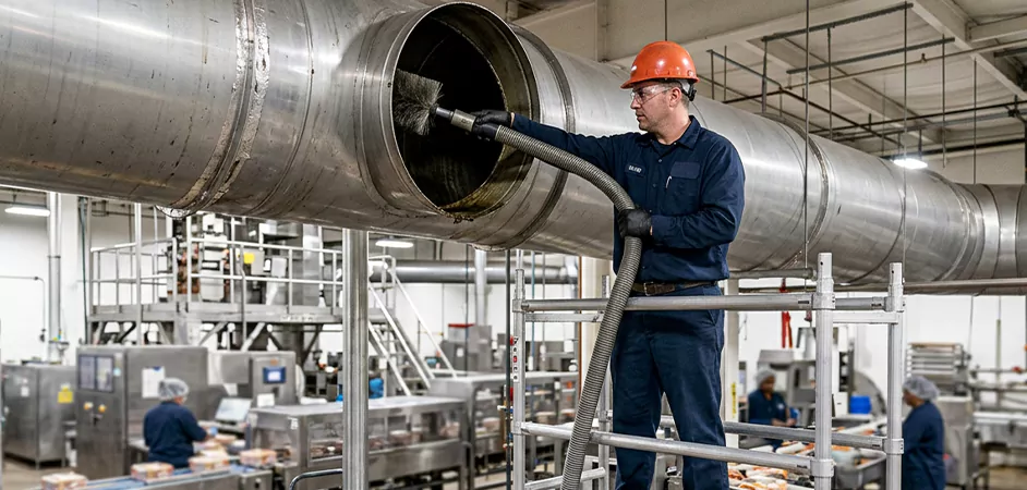 Food Processing Facility Duct Cleaning in Clifton