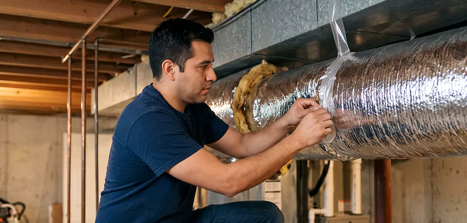Duct Insulation Upgrade in Clifton