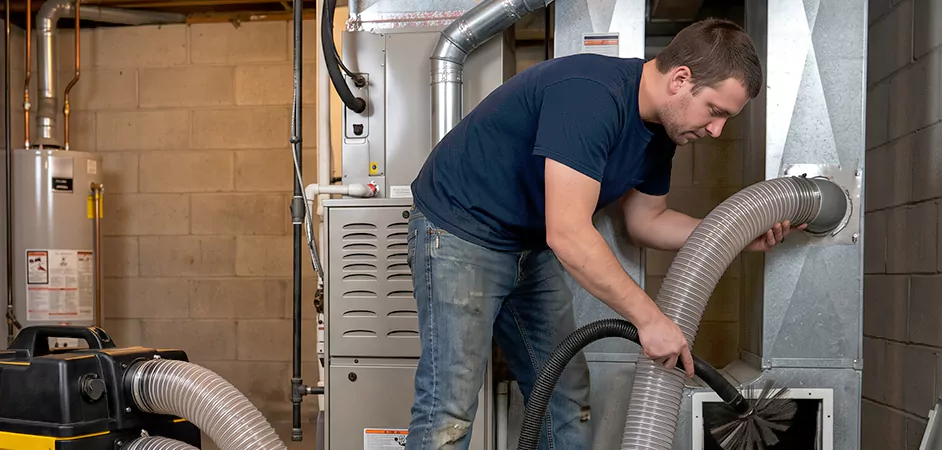 Negative Pressure Duct Cleaning for Large and Long Duct Systems in Clifton