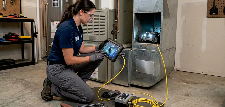 Robotic Duct Inspection in Clifton